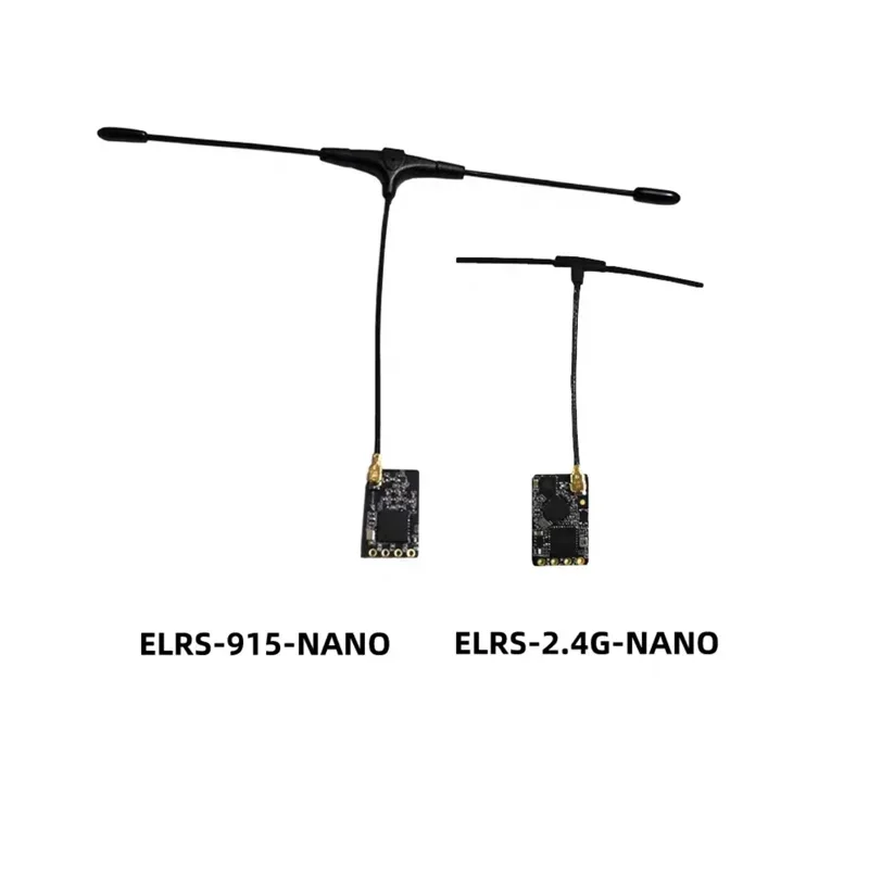 

BAYCK ELRS 915MHz / 2.4GHz NANO ExpressLRS Receiver with T type Antenna Support Wifi upgrade for RC FPV Traversing Drones Parts