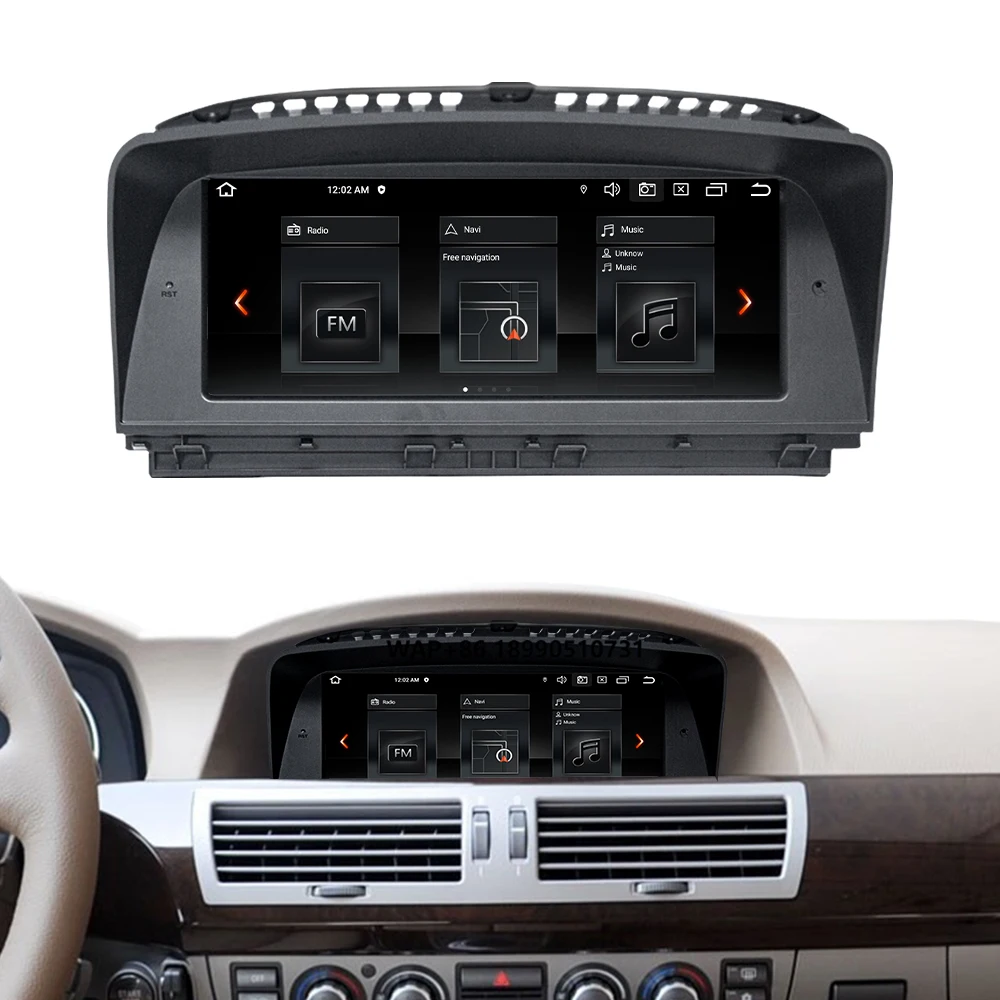 

12.3'' Android Auto Radio with GPS Amplifier CD Player DSP OBD2 for 7 Series E65 E66 2004-2009 Multmidia Car Player