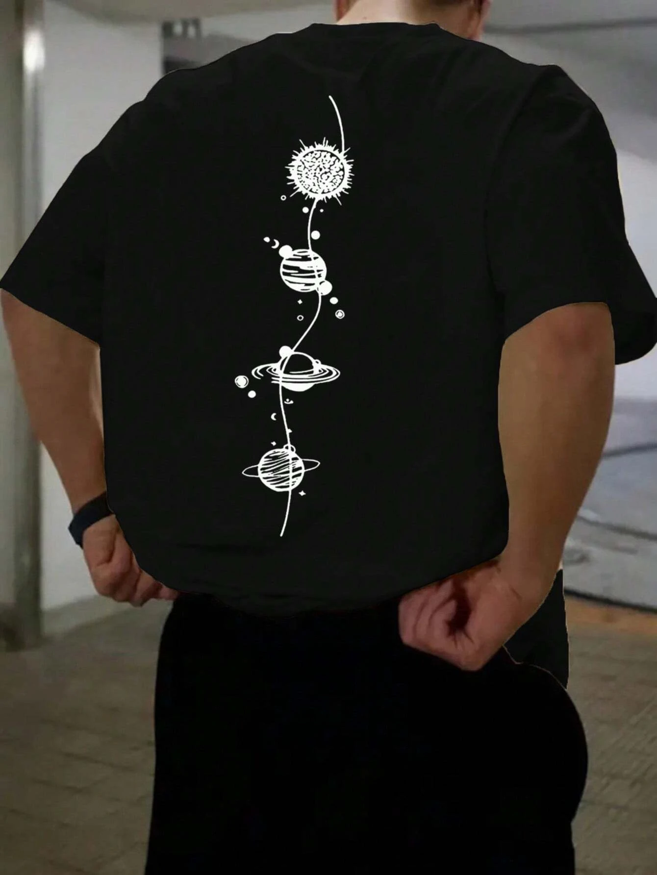 

Футболка мужская хлопковая с коротким рукавом, люксовая брендовая модная повседневная Уличная одежда с классическим принтом, большие размеры