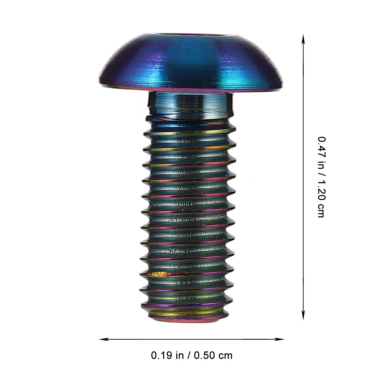 

2pcs M5 X 12Mm Titanium Bike Screw Lightweight High Strength Bicycle Water Bottle Cage Bolt For Road Bike Motorcycle Racing