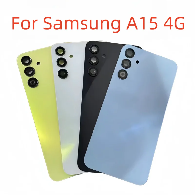 Battery Cover For Samsung Galaxy A15 4G SM-A155F SM-A155M/DS SM-A155P SM-A155R Back Cover Rear Housing Replacement