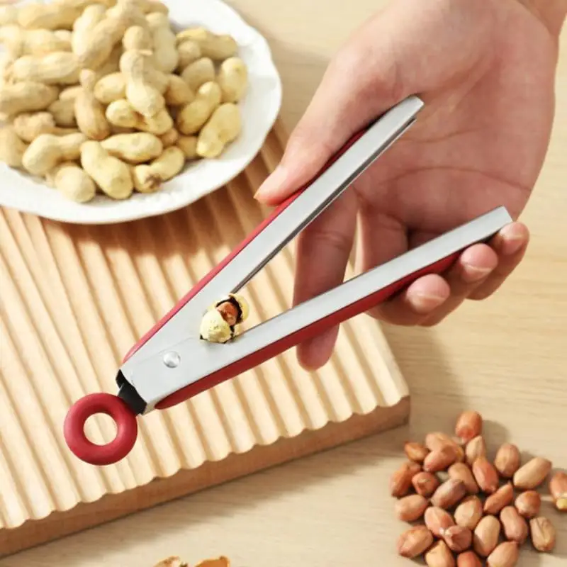 For Pecans Almonds Brazil Nuts Shells Peel Supplies Stainless Steel Peanut Shells Peeling Tool Nutcracker Peeling Pliers Suit