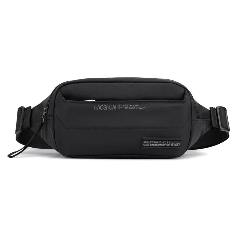 Men Waist Pack Belt Chest Bags Pouch Shoulder Cross body Bag  Multi-Pocket Fashion Nylon Male Hip Bum Fanny Pack Bags