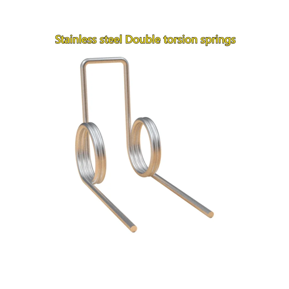 

NSTWO 2 шт., диаметр проволоки 1 мм, нержавеющая сталь, двойные торсионные пружины, угловая пружина 90/100/130/180 градусов