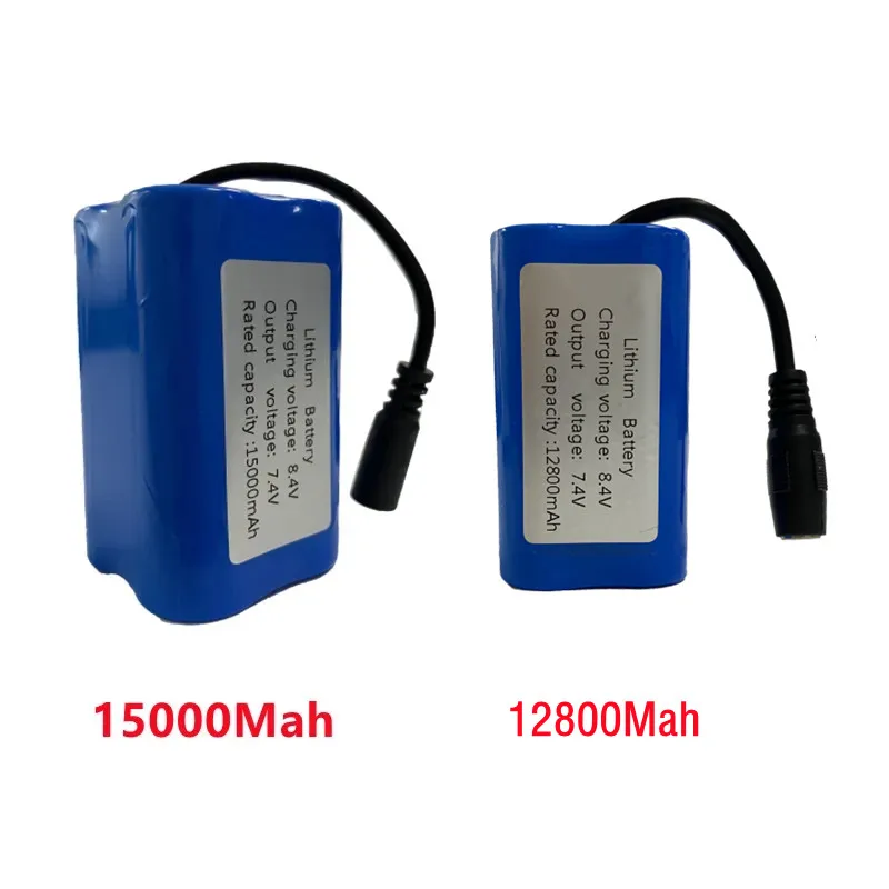 V900 T188 T888 2011-5 V18 V700 V020 D16D18 Remote Control RC Fishing Boat Spare Parts 7.4V 12800MAH 15000MAH Battery/Charger/USB