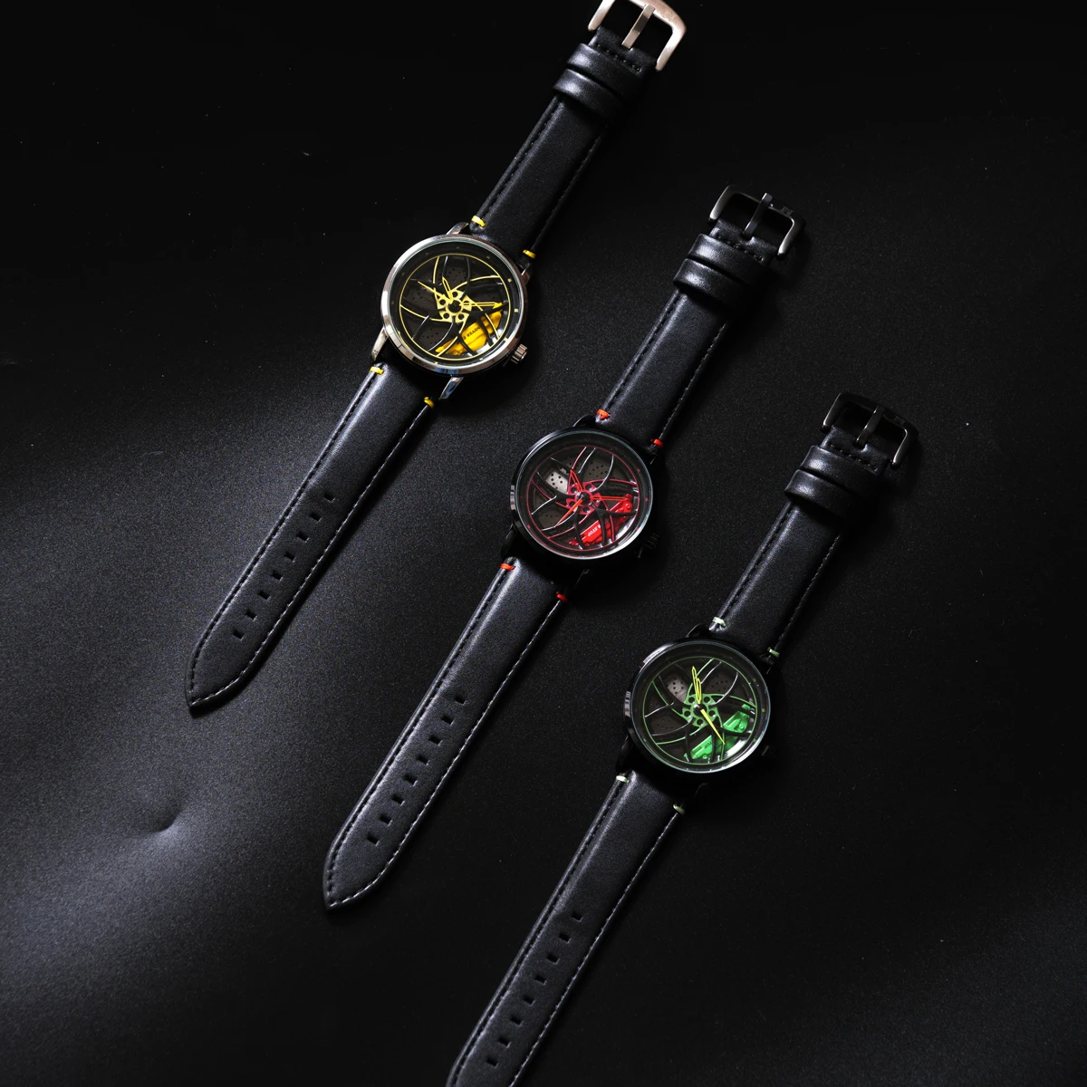 ZH125 Fashionable and casual Men watch, trendy wrist hollow out rotating quartz watches, cool clock gifts，watches for man