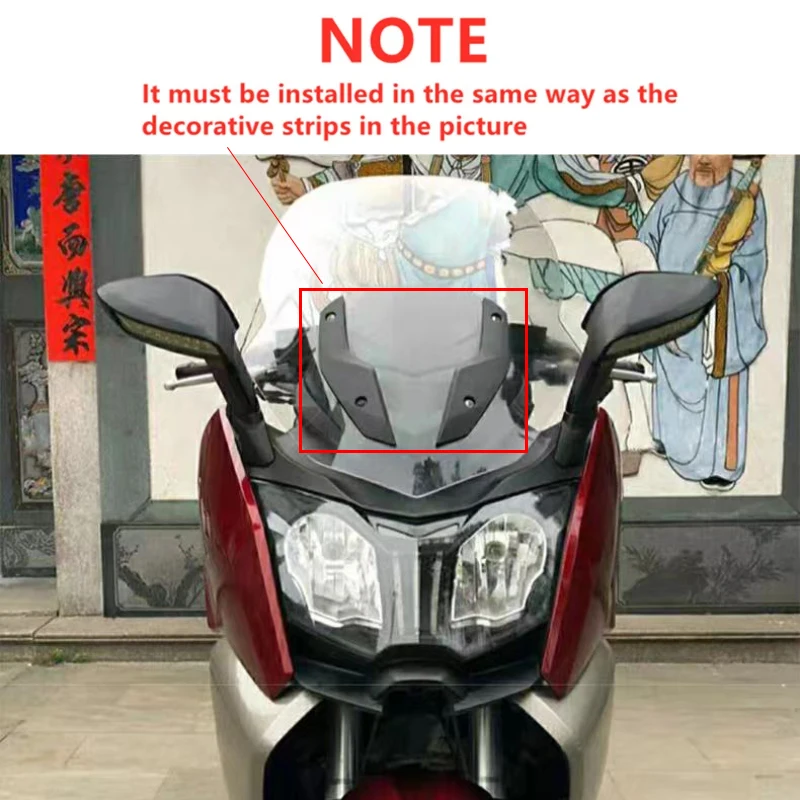 Fit For BMW C650GT C650 GT C 650 GT Motorcycle Modification Front Screen Wind Shield Windshield Chest Protector 4mm Thickness