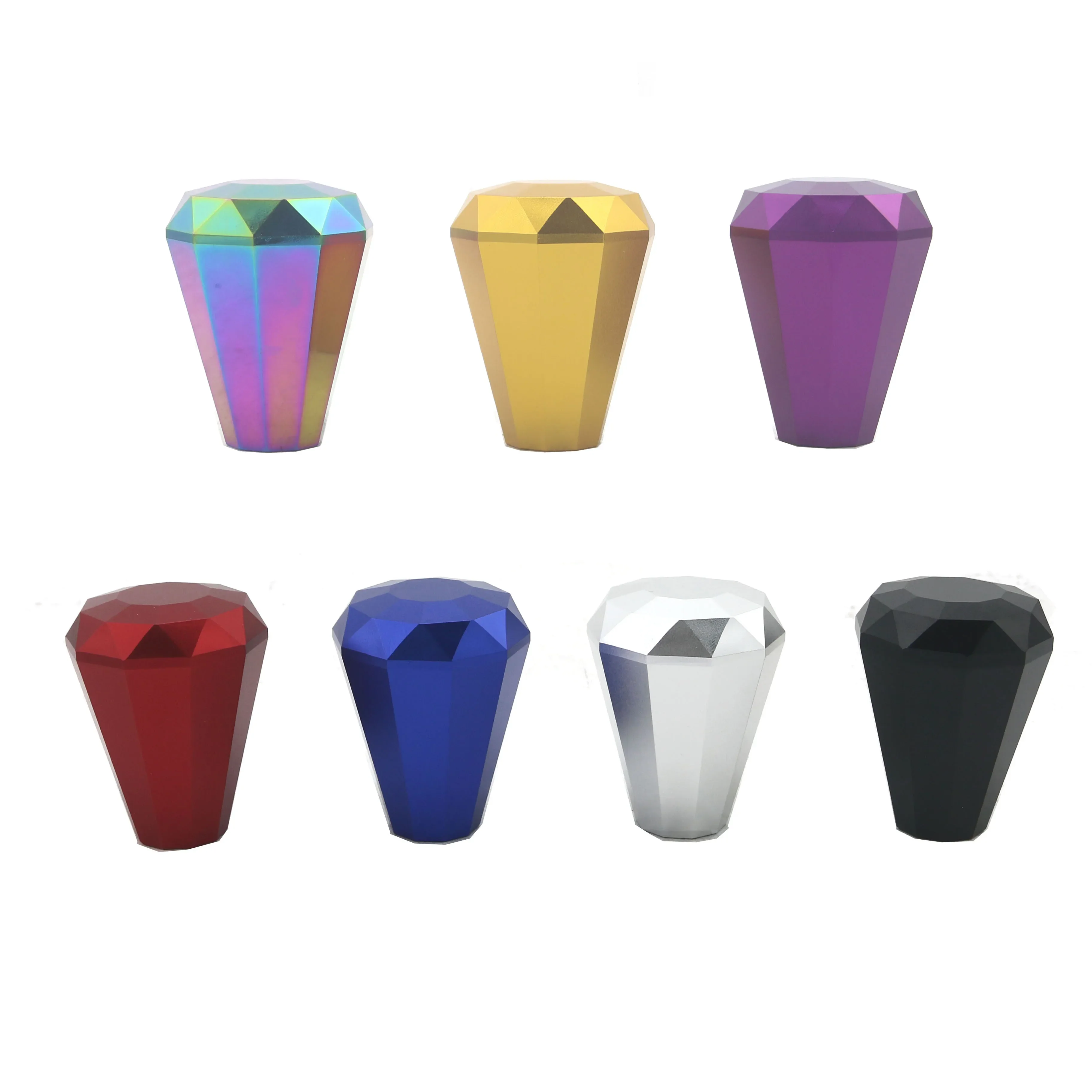 

New Design Diamond Shape Aluminum Manual Gear Stick Shift Knob Lever Shifter Racing Shift Knob Fit For Universal Car