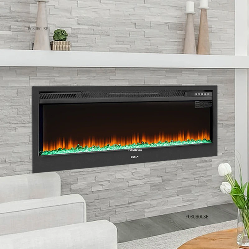 -For Simulated  Decorative Chimeneas Hotel Embedded Outdoor Fireplace European Home Wall-mounted Room Decor Living Room Heater^