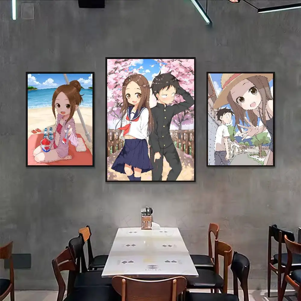 Anime Teasing Master Takagi-san Poster Wall art print art suitable for living room bedroom bar parlor home decor gift