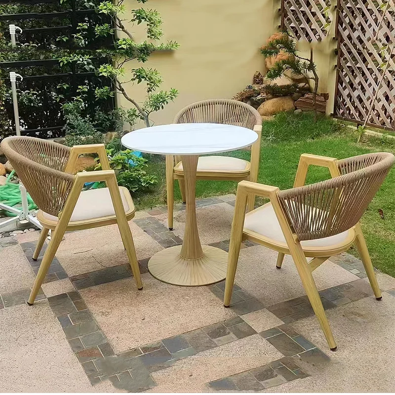 

Balcony Tea table and chair combination Leisure courtyard Outdoor