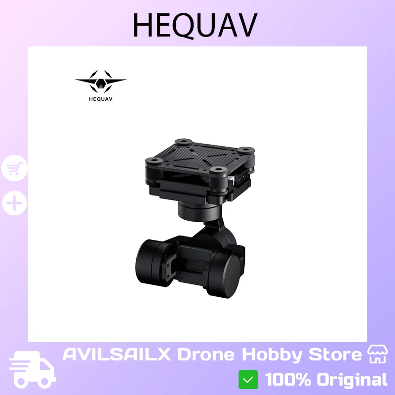 HEQUAV G-PORT 3-Axis Gyro Gimbal Stabilizer FPV Camera Mount for DJI O3 O4 O4 Pro & Caddx Racing Drone