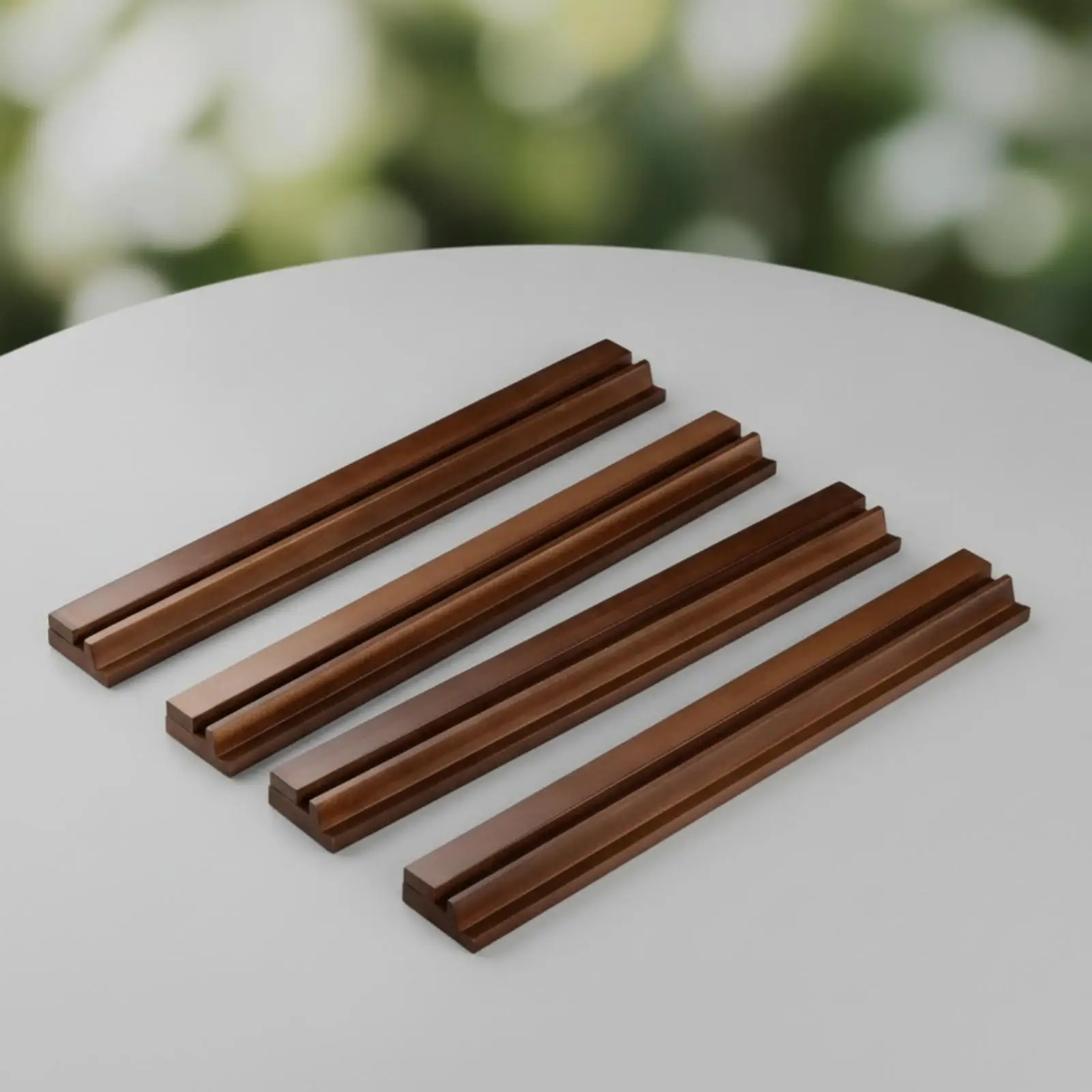Solid Wood Mahjong Tile Rack for Mahjong Set Full Size Accessory Holder for Sorting Tiles During Mahjong Table Game Sessions