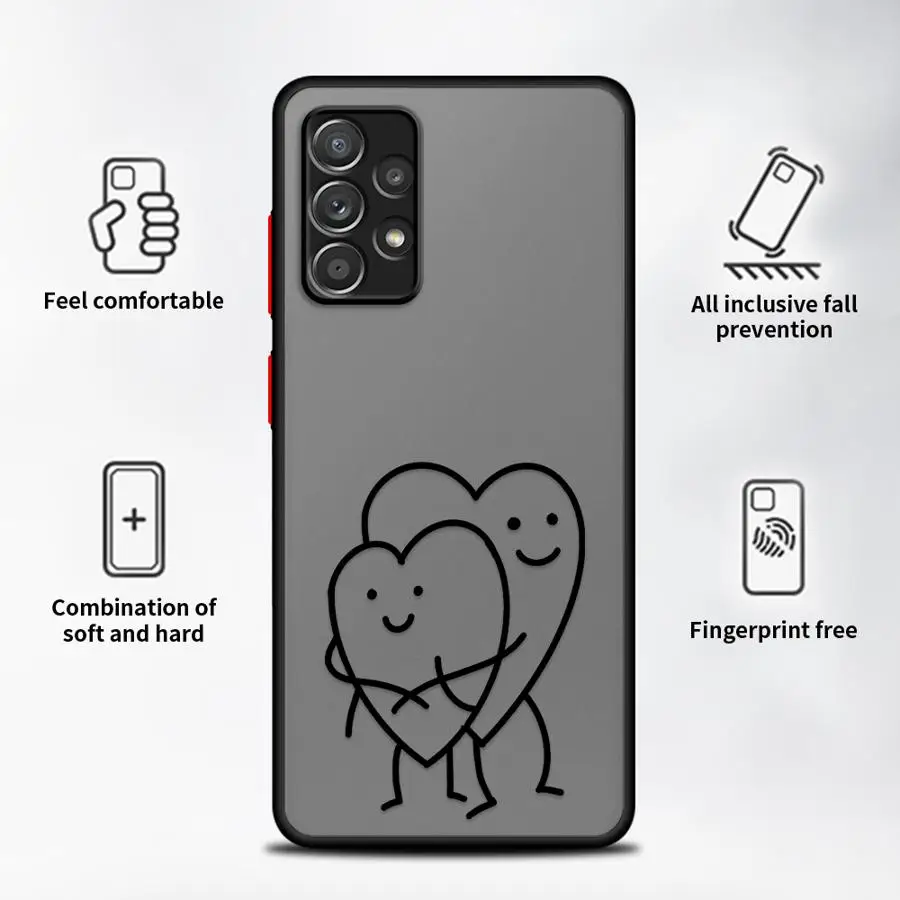 Casing Handphone Gambar Kartun Menarik untuk Samsung Galaxy A21s A54 A52 A56 A35 A36 A25 A26 A73 A22 A24 A34 A53