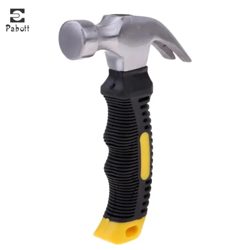 Mini Stubby Claw Hammer 8OZ Nail Hammer Tool Steel Woodworking Striking Tools Fiberglass Multi-function Hand Handle Nails Tool