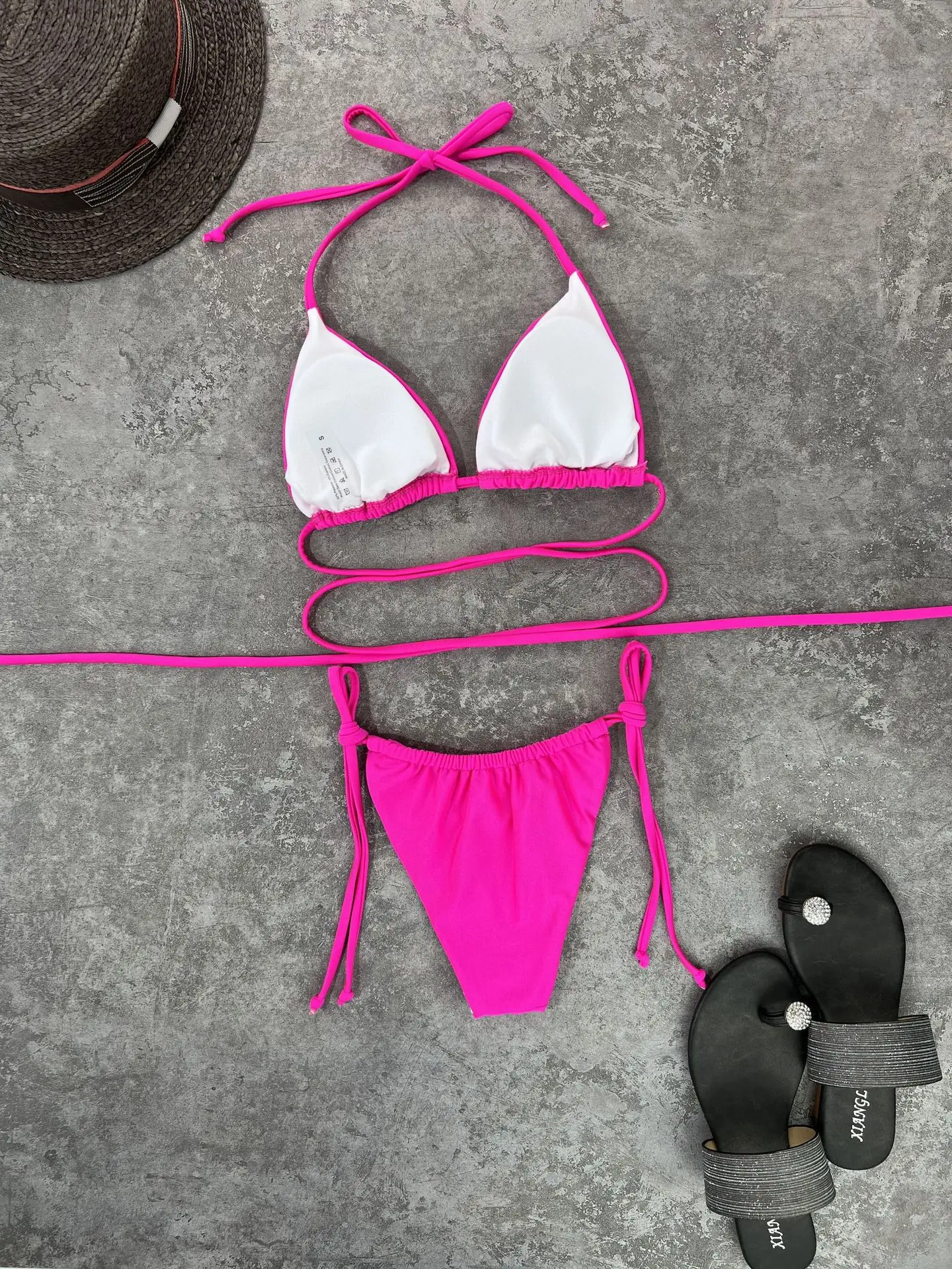 DEKA บราซิล Mini Micro ชุดบิกินี่ Mujer ผู้หญิงชุดว่ายน้ํา Cross String ชุดว่ายน้ําฤดูร้อน Beachwear ชุดว่ายน้ํา