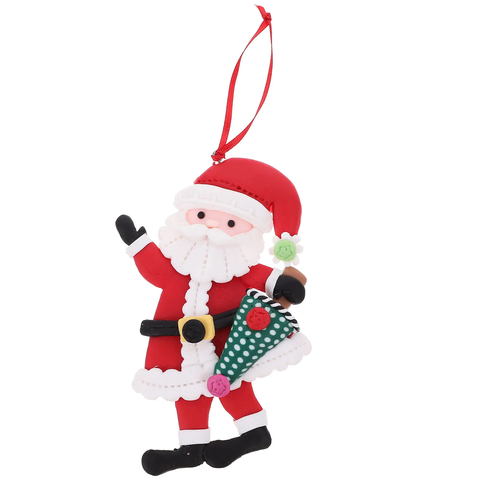 

Handmade Santa Claus Xmas Tree Decoration Material Christmas Party Ornaments Festive Touch for Your Home