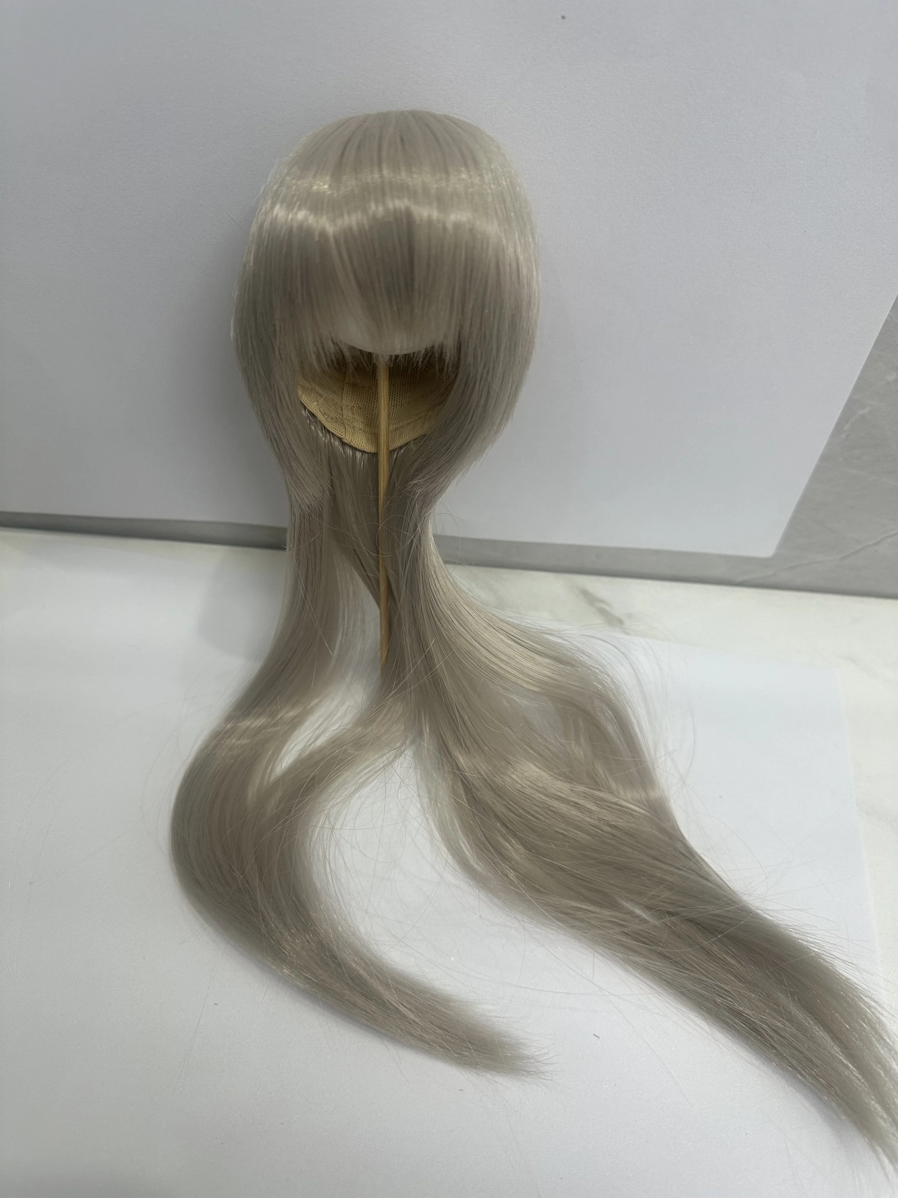 D03-C030 Children Handmade Toy 1/3 1/4 1/6 doll BJD/SD Doll's Accessories Handsome Boy Long Curled Wig 1pcs