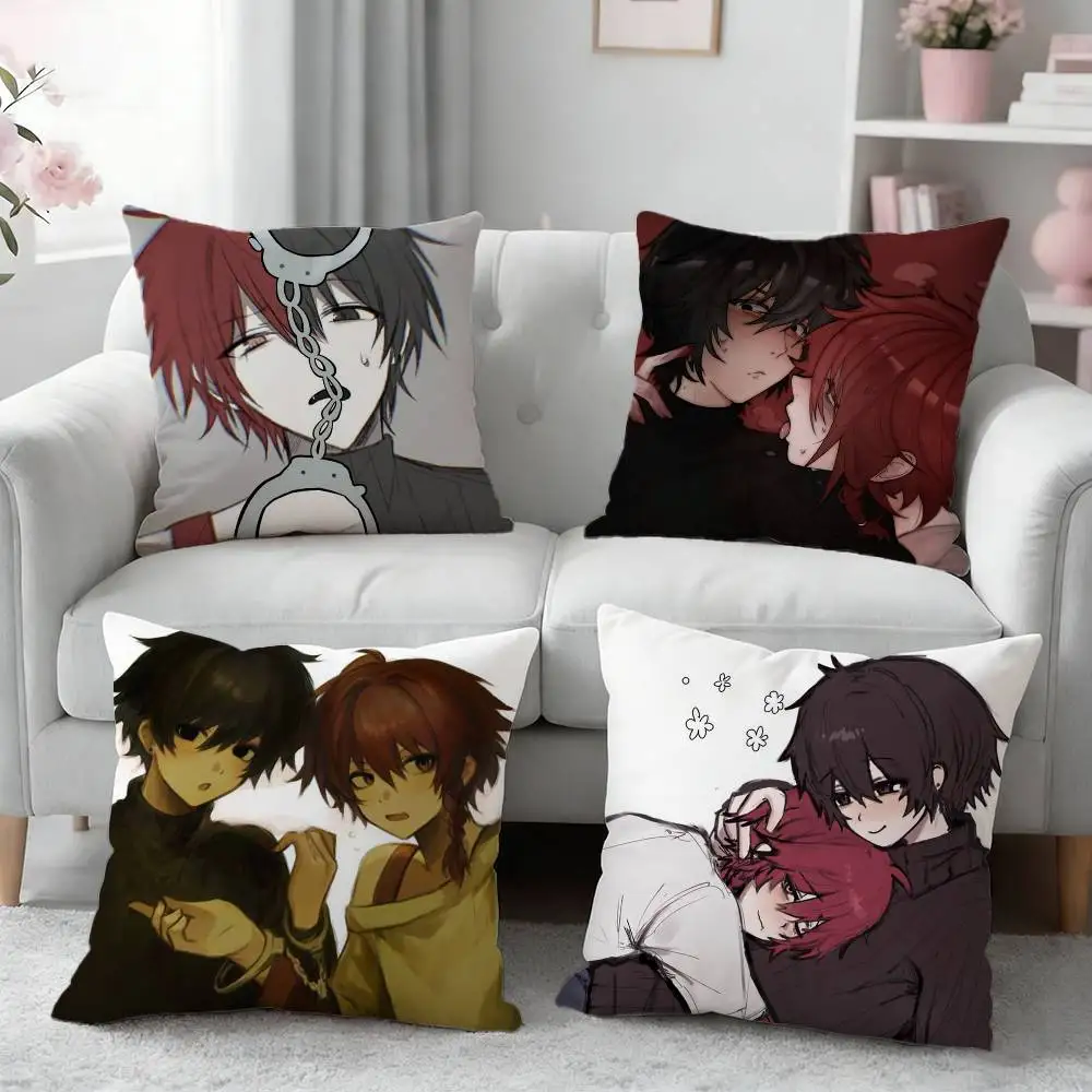 

Z-Zeno Remake Anime Pillow Case Pattern Printed Pillowcase For Living Room Sofa Cushion Cover