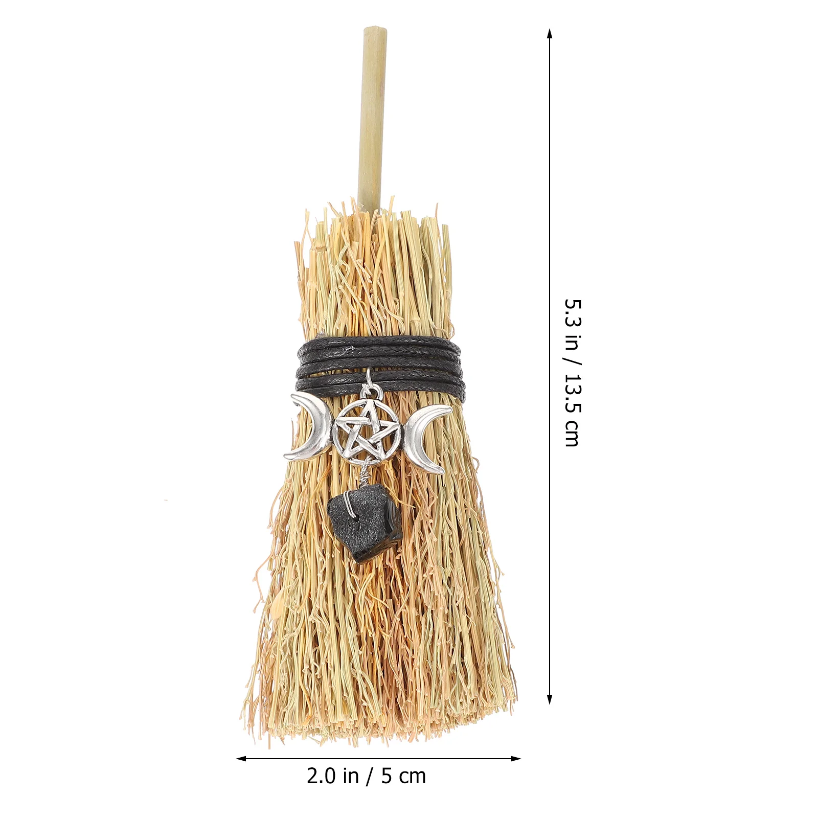 

Mini Broom Prop Small Witch Decor Halloween Costume Ball Supply Photo Novelty Witch Broom Halloween Party Accessory Cosplay