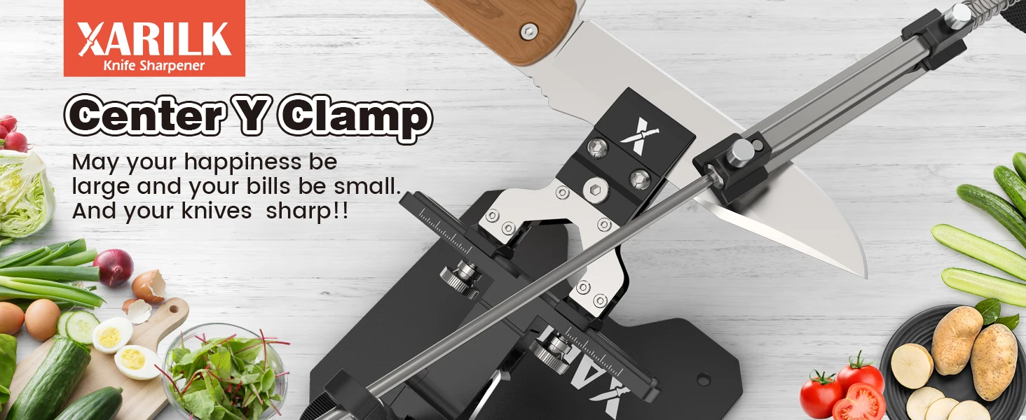 Center Y Clamp for GEN3 Knife Sharpening System,Fits Fixed Angle Sharpeners