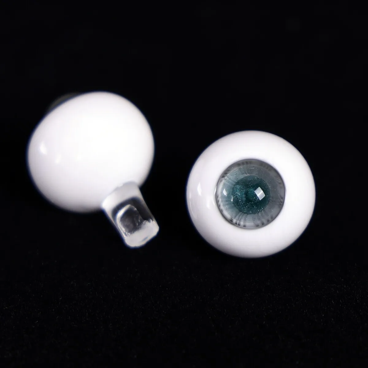 Glass Eye Bright eyes Bjd Bi Liuli Frost Small Iris Eye - Green 02 14mm 4 Points Bright Eyes - Imported Glass 1/4