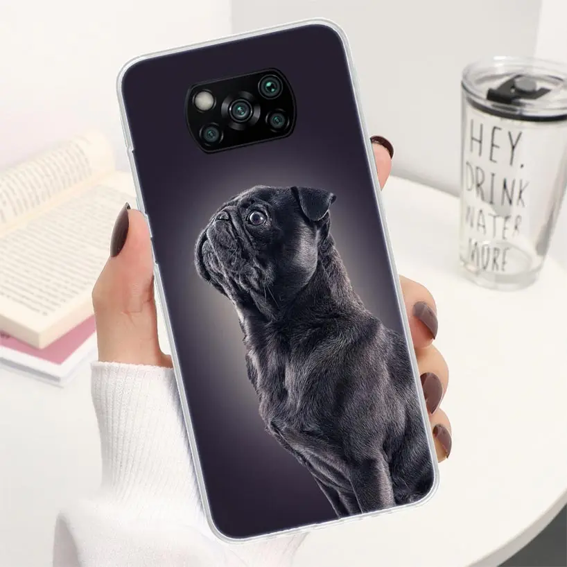 french Bulldog dog animals Phone Case For Xiaomi Mi 11 Lite 12X 11i 12T 11T 10T 9T Pro 13 12 10 9 8 Ultra 5G Soft Cover Coque Fu