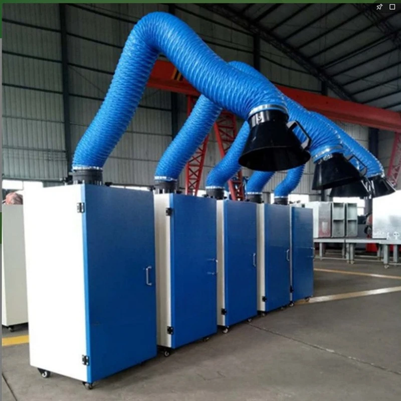 

Mobile welding purifier 3kw fog dust collector, single arm vacuum cleaner