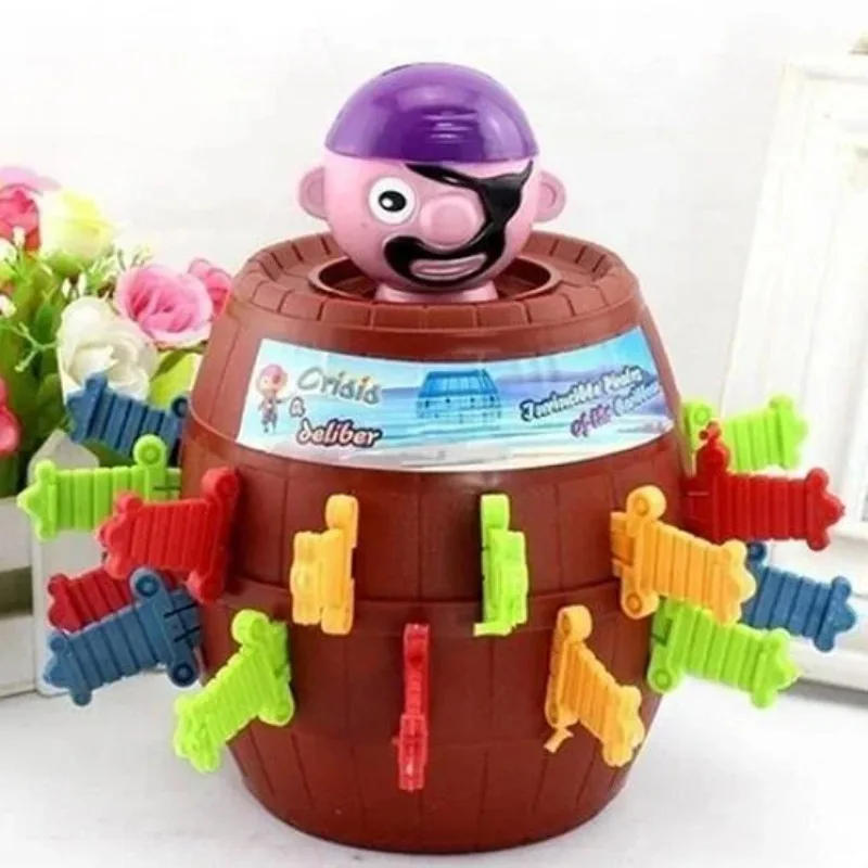 Pirate Kids Children Funny Gift Lucky Stab Pop Up Toy Gadget Barrel Game