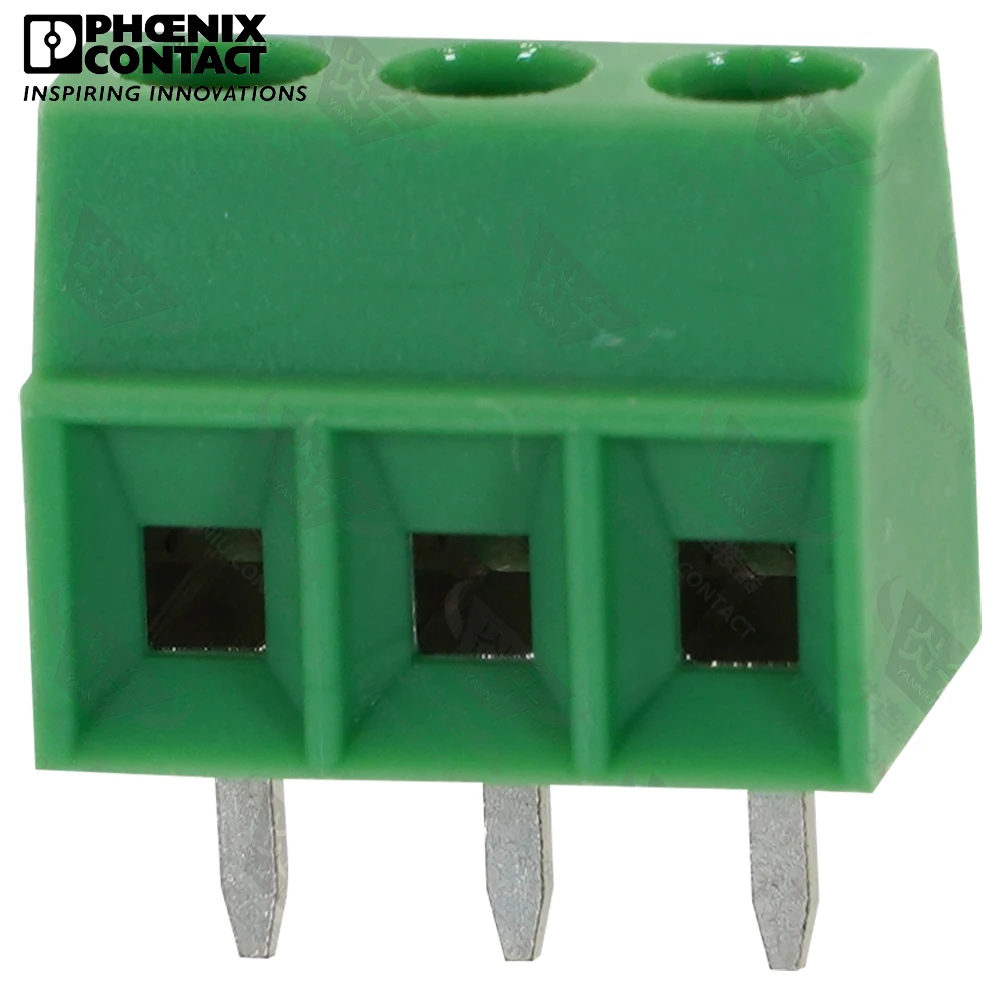 1Pcs 3.5mm Original Genuine Phoenix Contact Connector PCB Screw Terminal Block 3 Pin MKDS 1 3.5 1751251 Wire-to-board 13.5A 200V