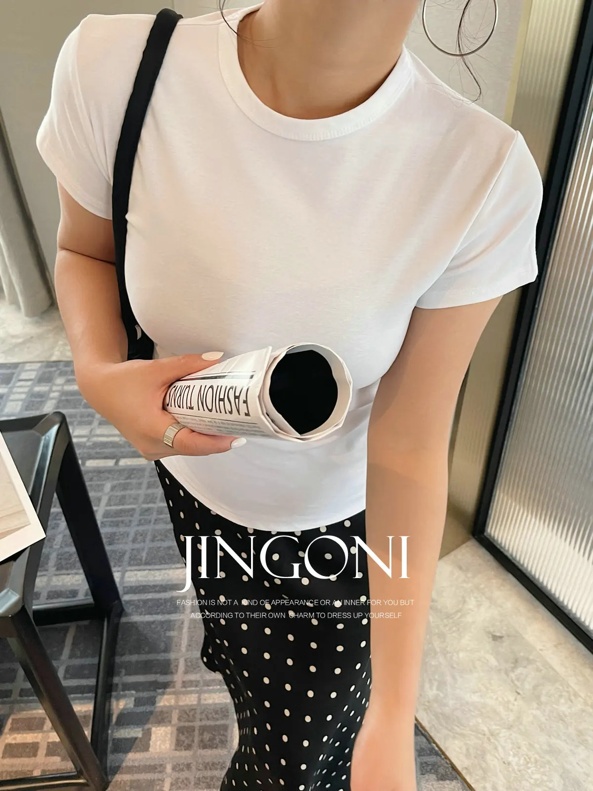 Basic T-shirt Crop Top Y2k Woman Clothing 2025 Spring Summer Trend Short Sleeve Korean Fashion Style Elegant Tee CStreetwear New