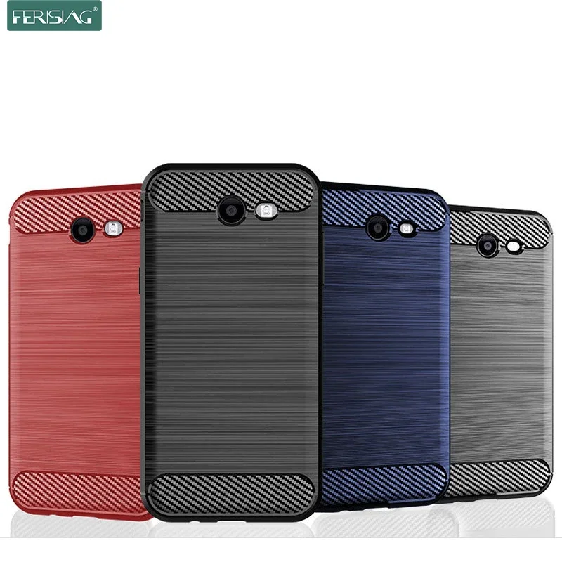 Case For Samsung Galaxy J3 Prime J327 2017 (US version) Case Silicone TPU Bumper Carbon Cover for Samsung J3 Emerge/Eclipse Case