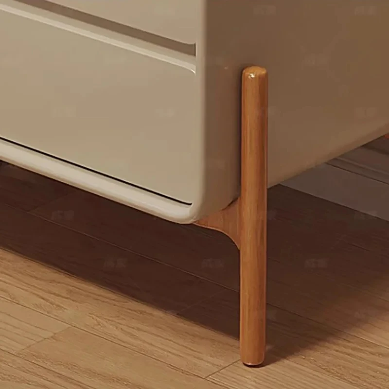 Wood Bedroom Nightstand Modern Bedside Storage Minimalist Home Nightstands Drawers Table Mesitas De Noche Hotel Furniture