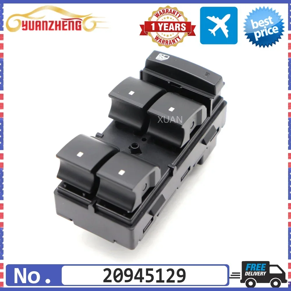 

NEW Power Window Master Control Lifter Switch For GMC Sierra Yukon Chevrolet Traverse HHR Silverado 1500 2500 3500 HD 20945129