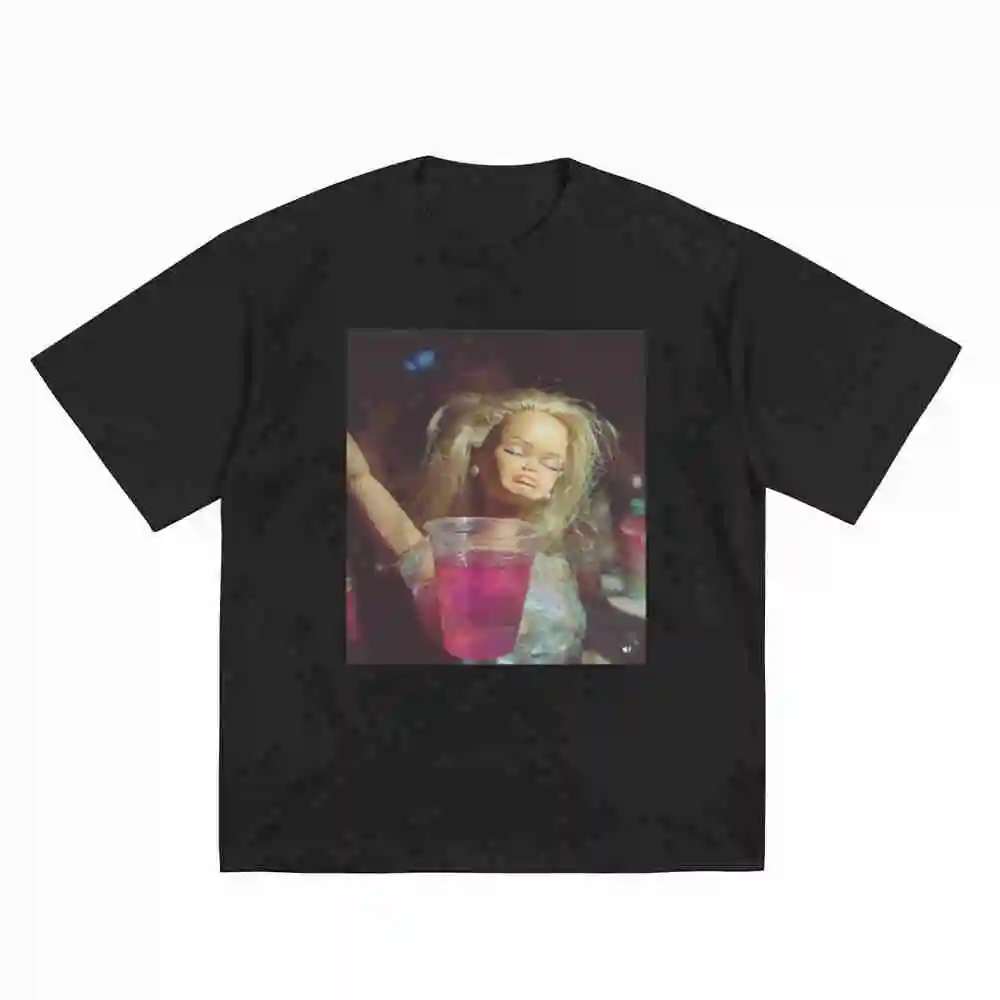 2026 Sarcastic Doll Humor Short Sleeve Tee 100% Cotton T-Shirt