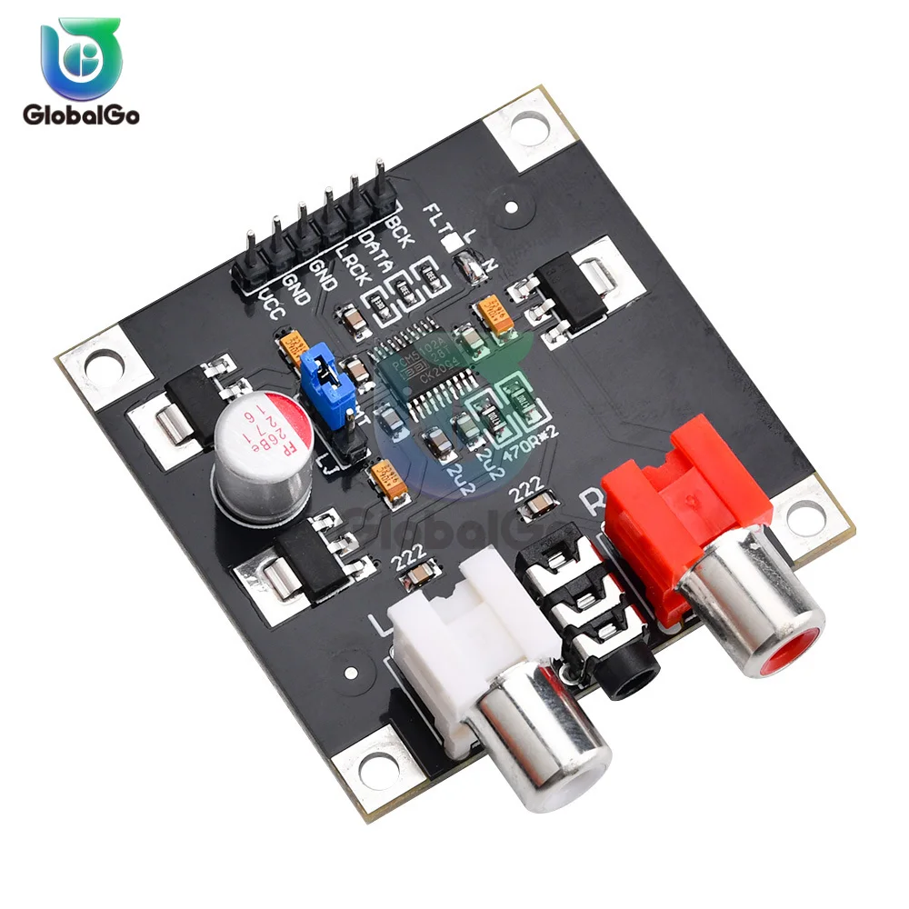 PCM5102 DAC فك I2S لاعب تجميعها المجلس 32Bit 384K وراء ES9023 PCM1794 لتوت العليق بي