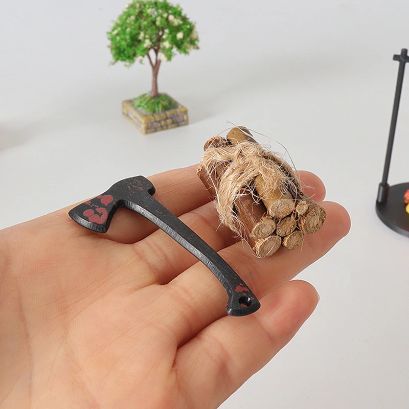 Neue Miniatur-Lagerfeuer- und Teekannen-Dekorationen, moderne Miniatur-Skulpturen im Fantasy-Stil, DIY-Bastelzubehör für Haus und Küche