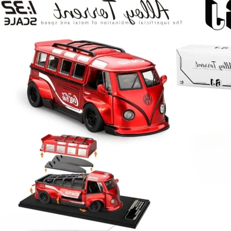 

1:32 T1 Bus Kids Boy Toys Bus Car Collectibles Decoration Rewards Kids Gifts