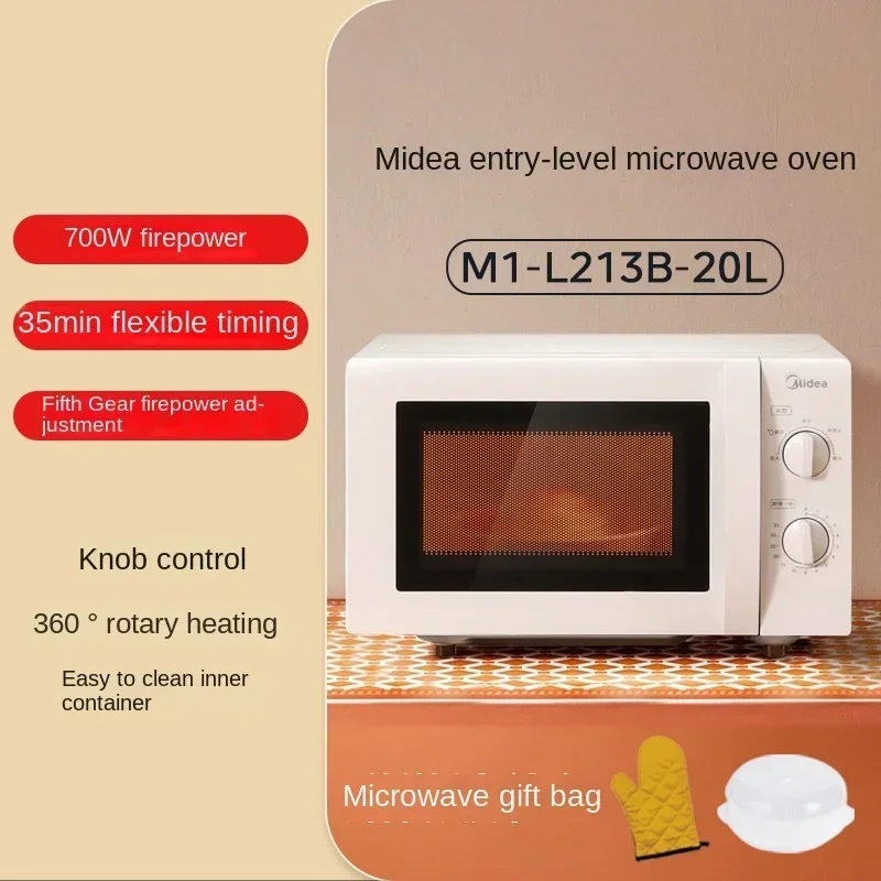 

Midea Built-in Microwave Oven for Home Use, Small and Multi-function, Mechanic Rotary Knob 220V