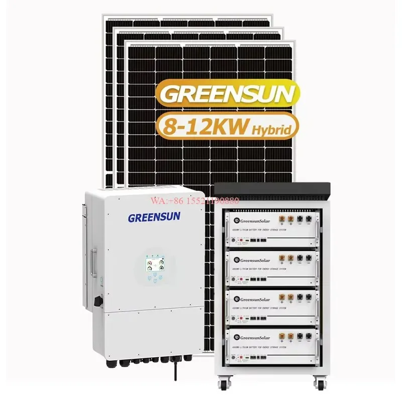 WMWMNU for Home Complete Solar Power Kits 10KW 20KW 30KW 40KW 50KW Rack Mount Lifepo4 Battery 48V 100Ah 200Ah 500Ah Solar