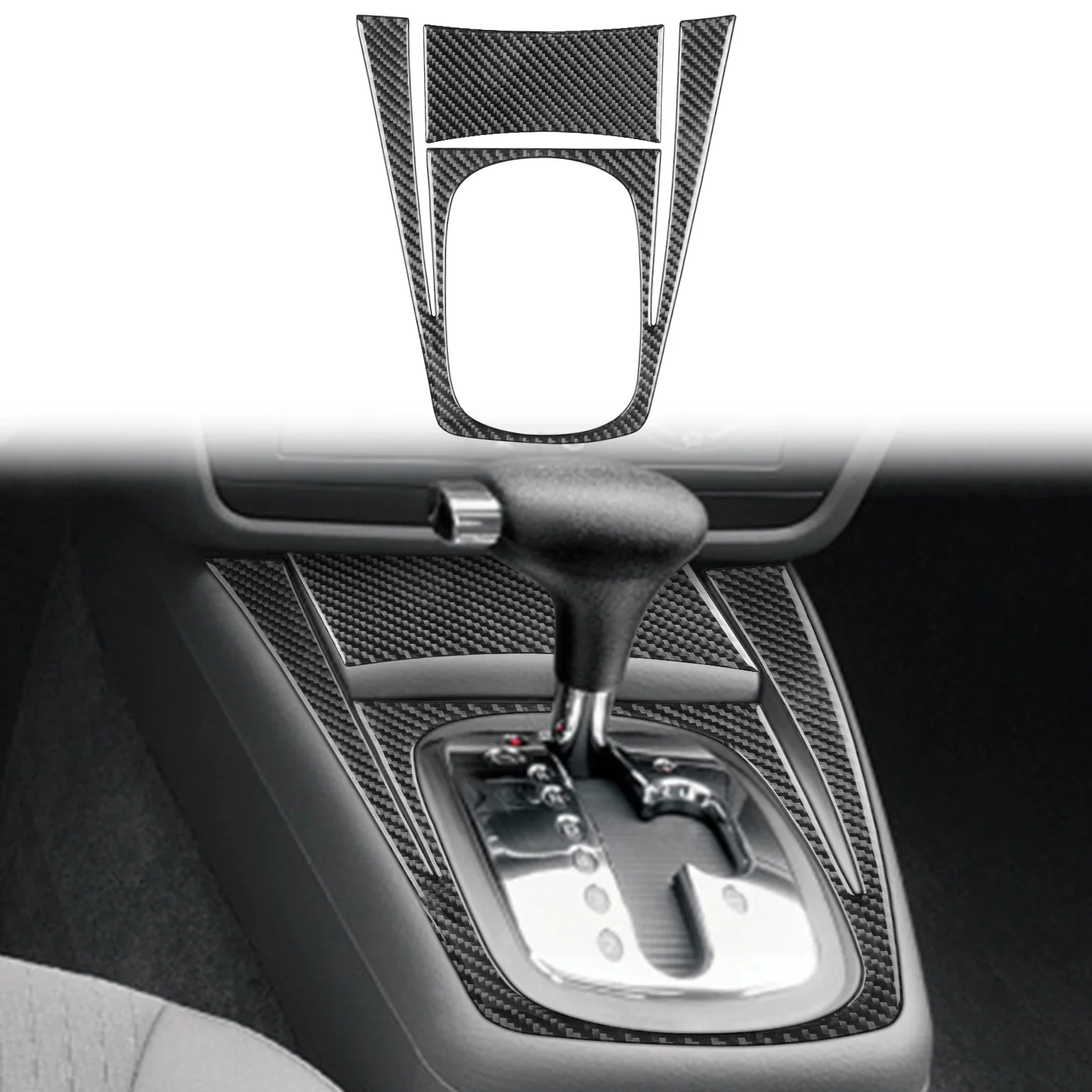

Genuine Carbon Fiber Car Stickers For Volkswagen Passat B5 2001-2005 Gear Shift Panel Cover Trim Accessories