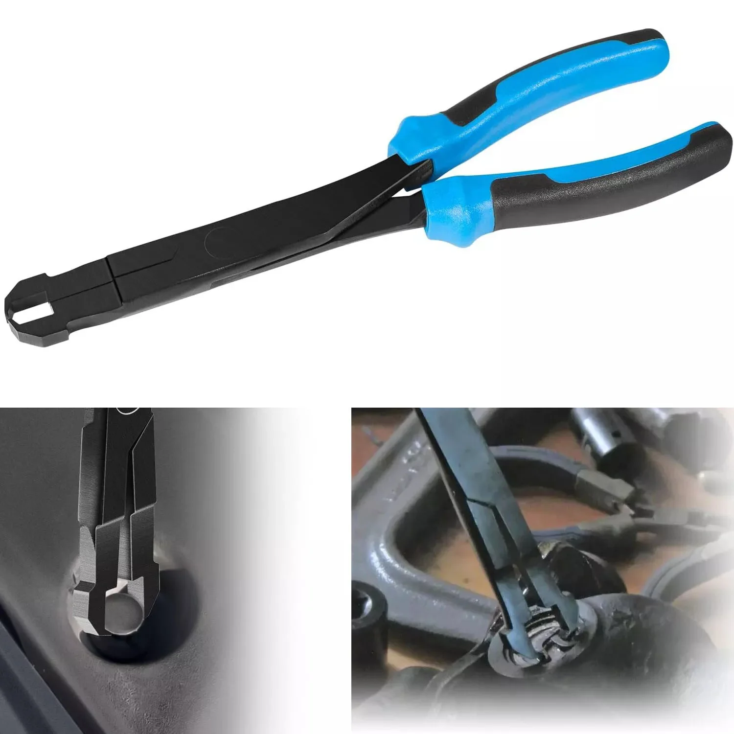 70300 Straight U-Joint Snap Ring Pliers Steel for Automotive & Medium Duty Trucks, Cars, Equipment, & ATV/UTV, Plastic Push Pin