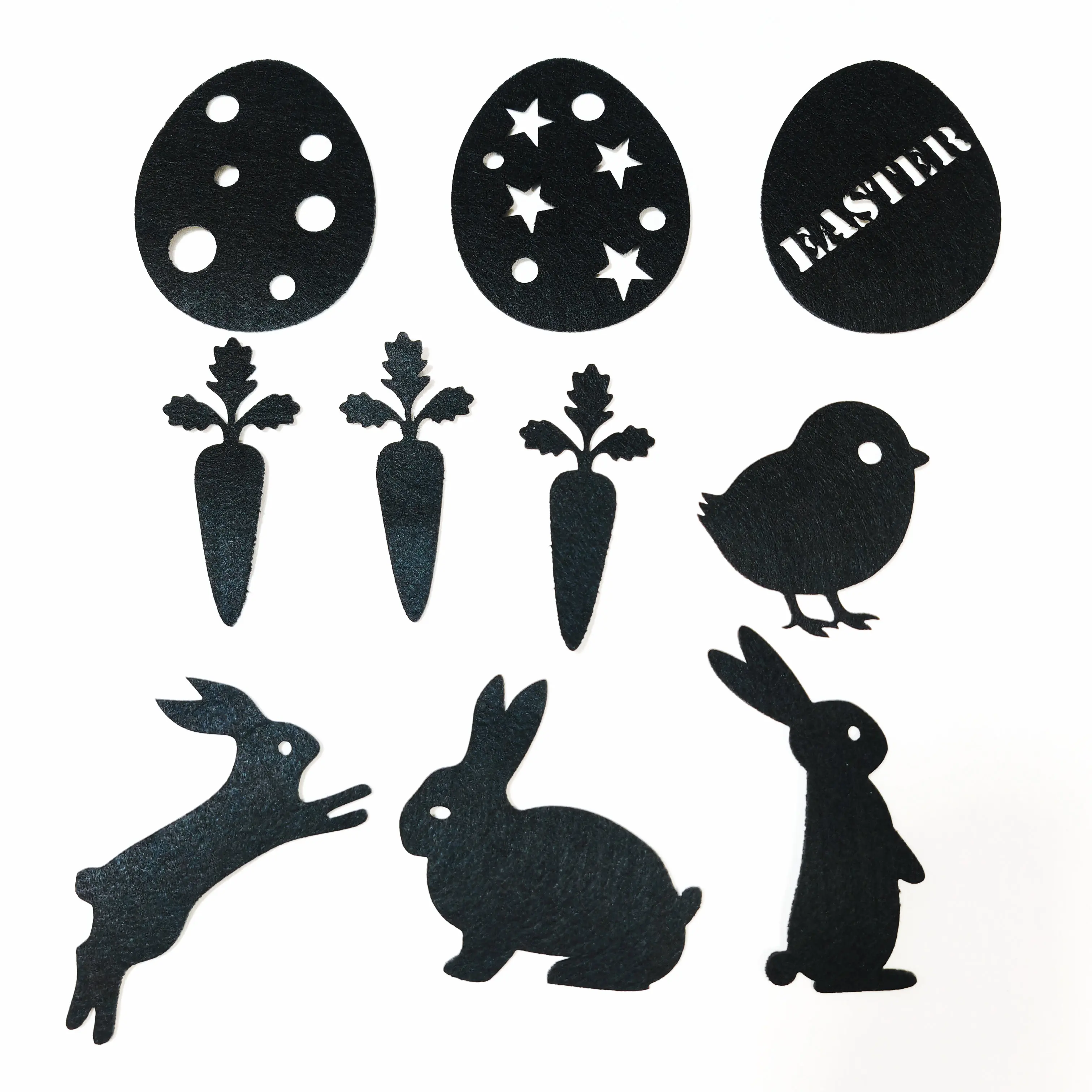 Early Childhood Shadow Puppets, Play Stories, Easter Day Set, Bamboo Stick, Silhouette Decoration, Home Supplies