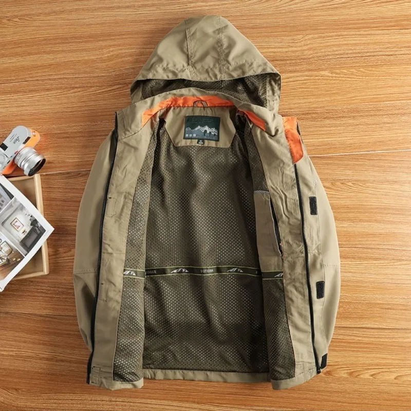 Men's Winter Autumn Tops Jacket Coats Punch Coat Padded Thickened Loose Simple Casual Comfortable Brand Fashion Harajuku