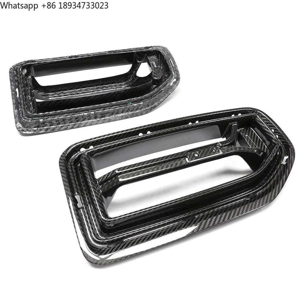 2023-2024 لسيارات BMW G87 M2 CSL جودة عالية ألياف الكربون الجافة المصد الأمامي شواء حالة جديدة