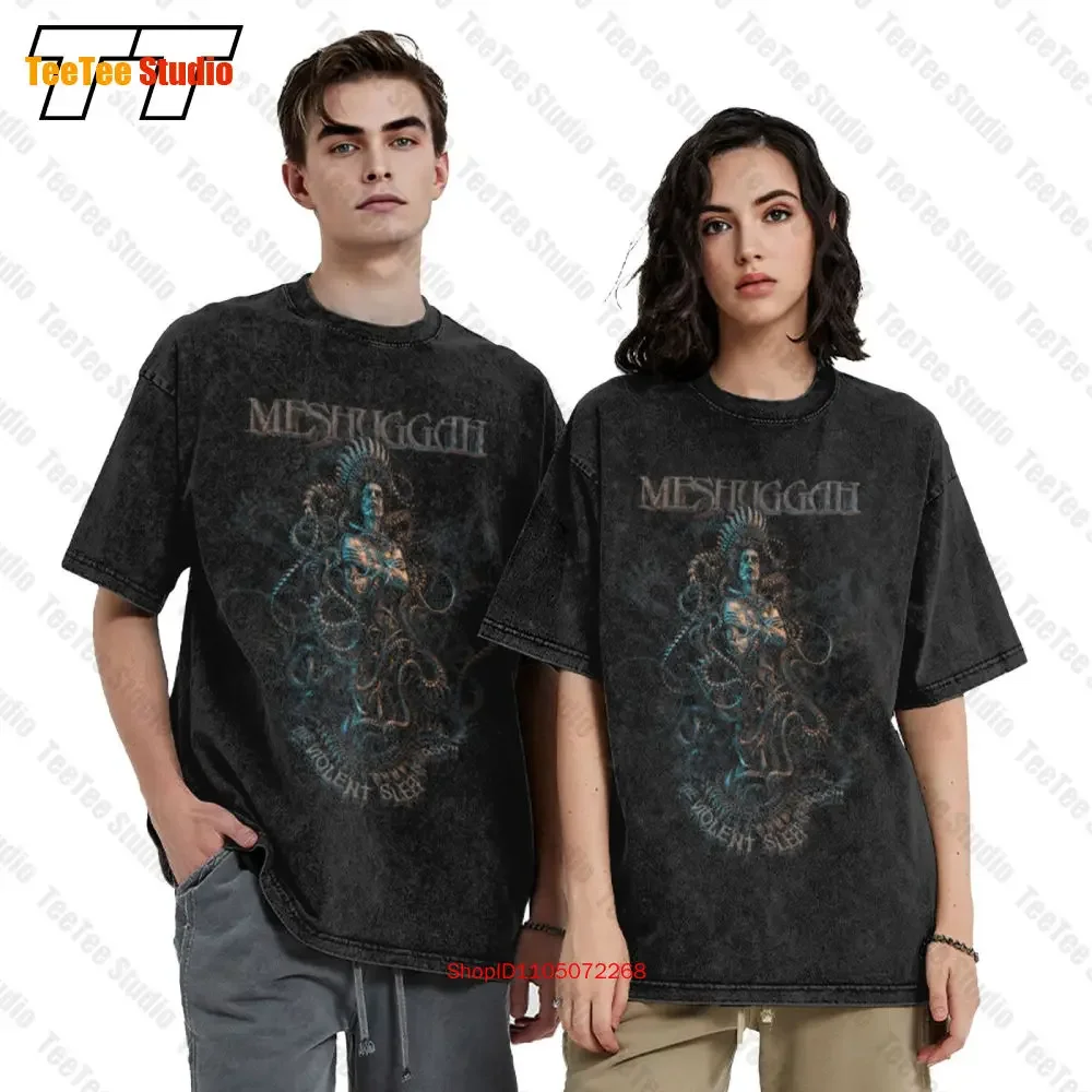 Meshuggah The Violent Sleep Of Reason Vintage Oversized T-Shirt Black HK5R