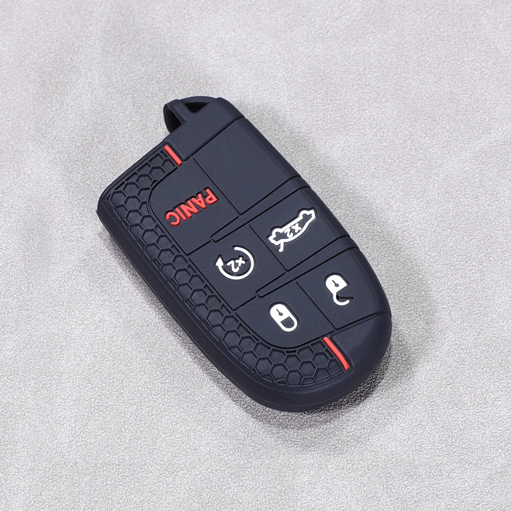 Silikon-Smartkey-Hülle Passend für Jeep Grand Cherokee WK2 2014-2021 Cherokee KL 2014-2023 Dodge Dart 2013-2016 Durango 2014-2026 – Detail 11