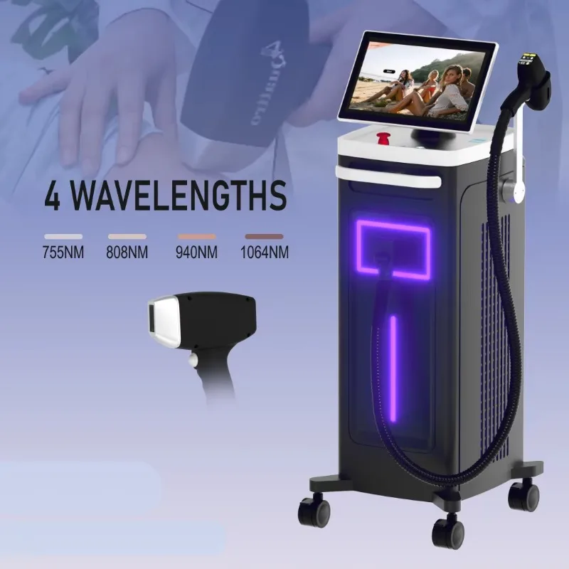 2000W 2400W Ice Titanium/ Diode Laser  Ice Platinum/Triple Wave 755 808 1064 Diode Laser Hair Removal Machine Price