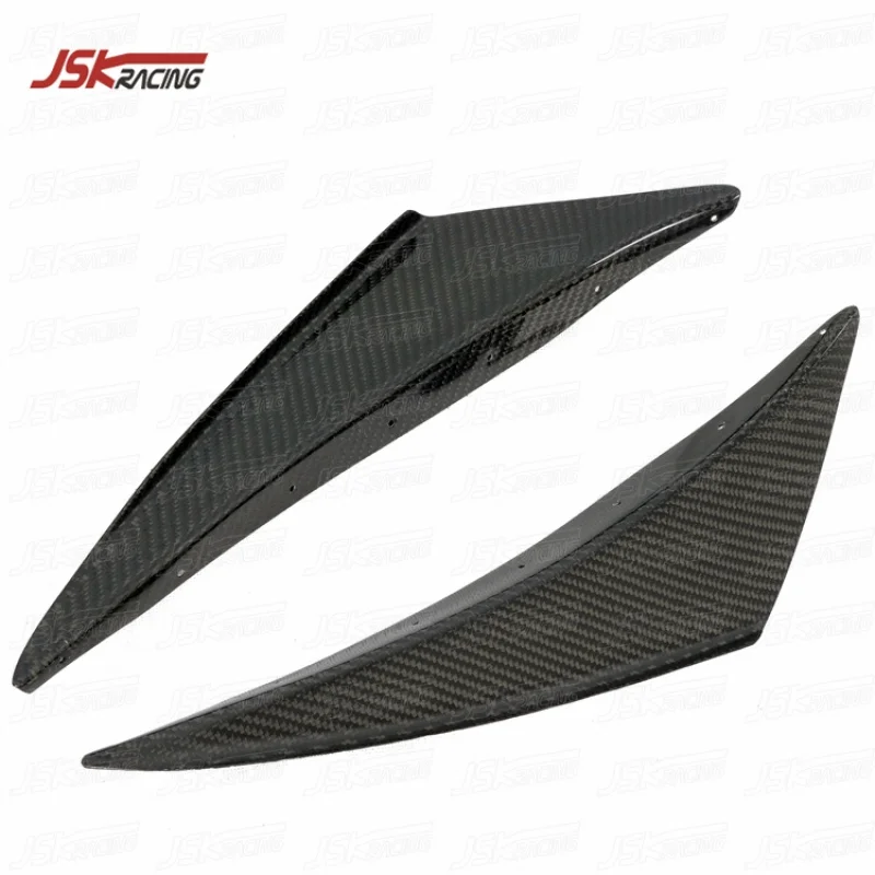 CARBON FIBER FRONT BUMPER CANARD For 1999-2001 MITSUBISHI LANCER EVOLUTION EVO 6