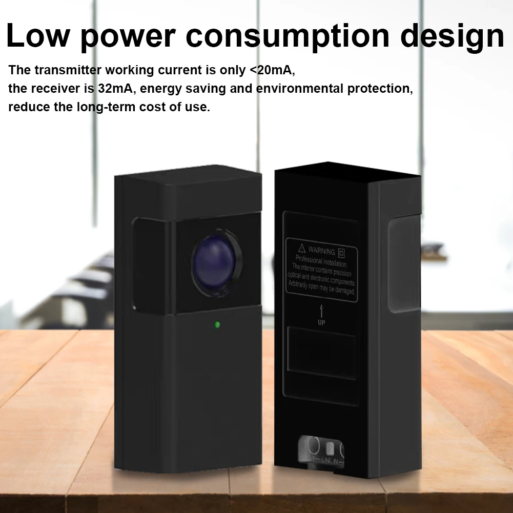 Automated Barrier Gate Safety Infrared Photocells Outdoor Gate Safety Sensors Infrared Alarm Detector Security Protection